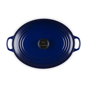 Le Creuset Indigo Cast Iron Oval Casserole 31cm